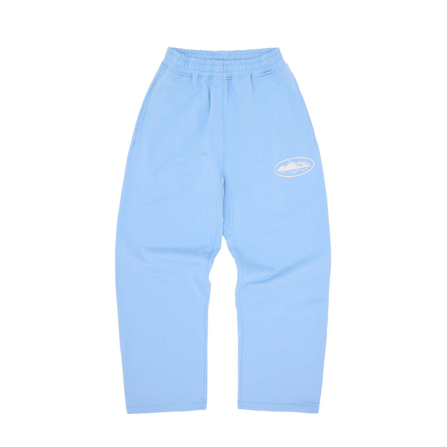ISLAND PUFF PRINT OPEN HEM SWEATPANT [WASHED ROYAL]