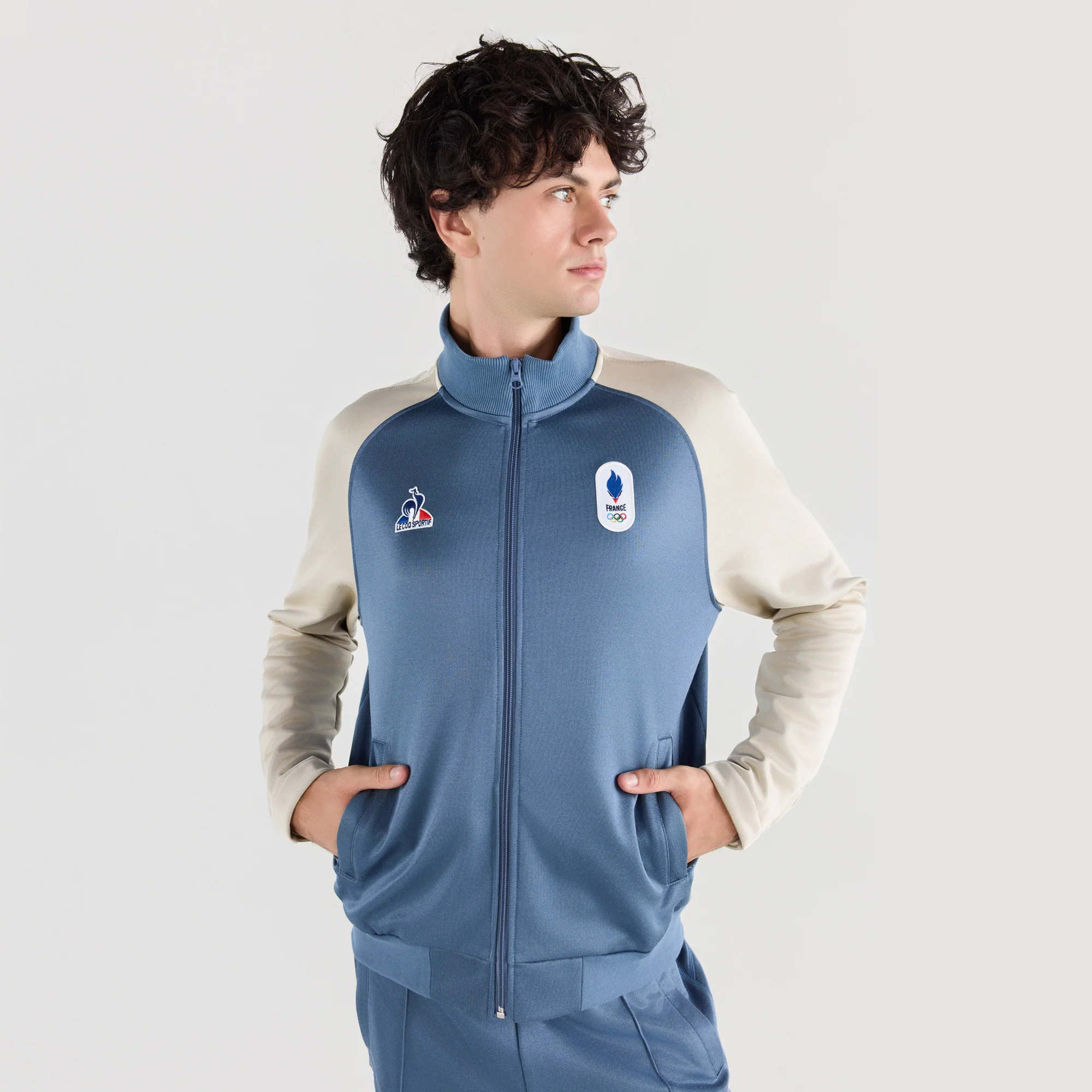 French Olympic TeamUnisex regular-fit zip jacket                MEN'S SIZE GUIDE