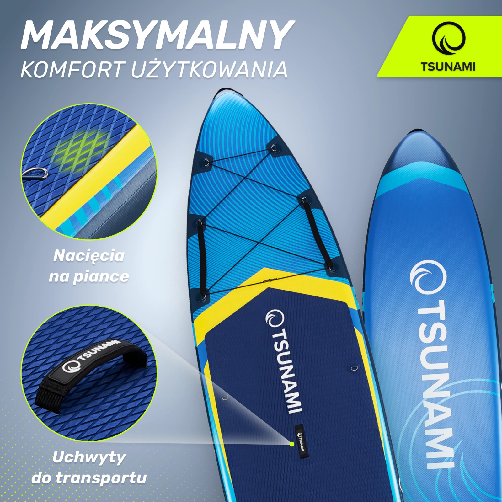deska SUP pompowana do plywania