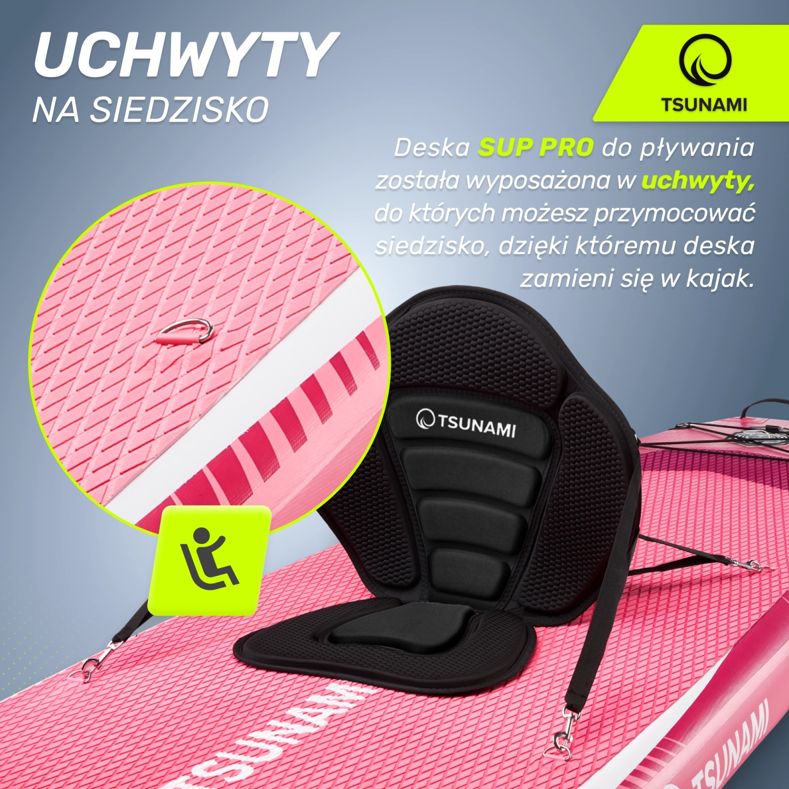 deska SUP pompowana do plywania