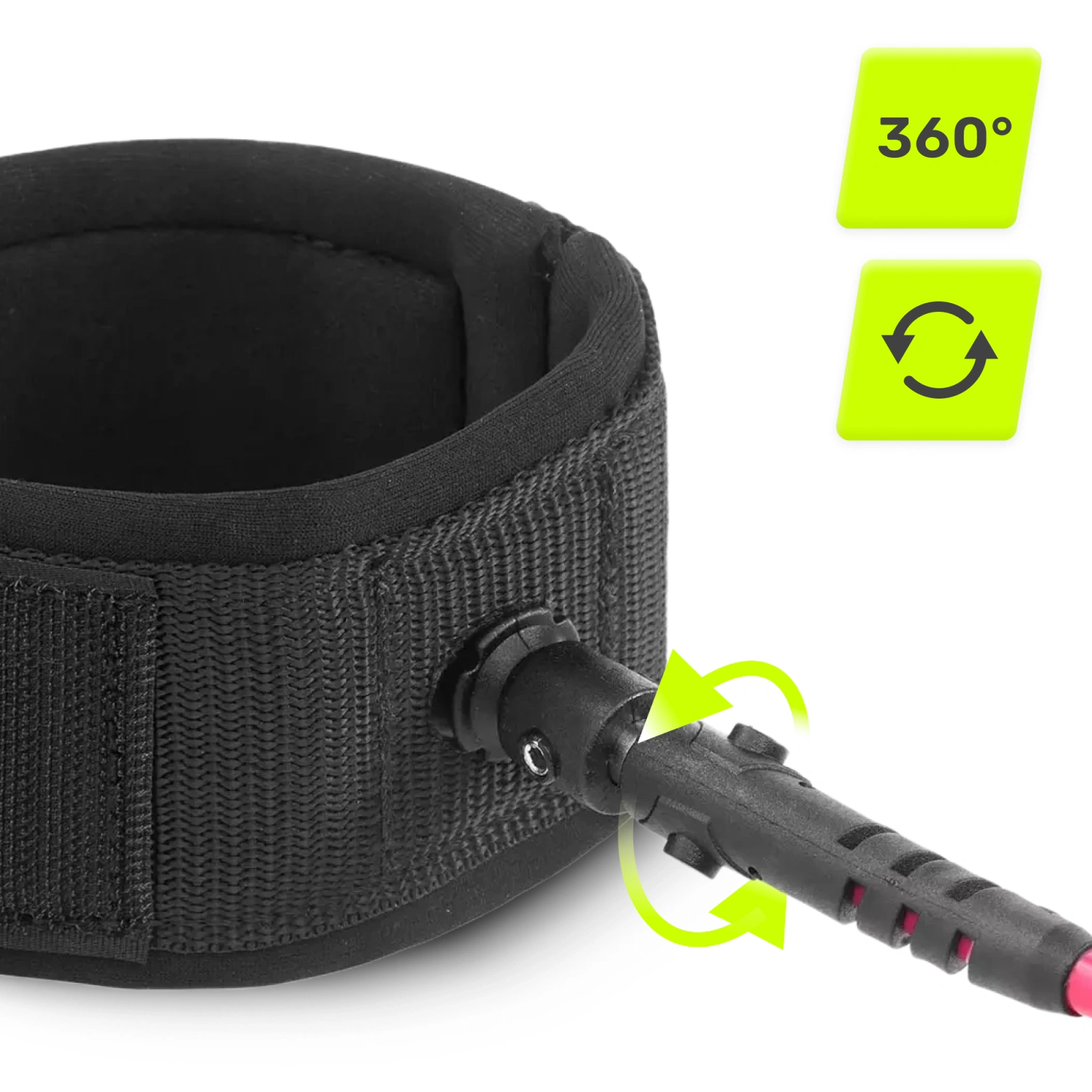 leash linka zabezpieczajaca do deski sup rozowa