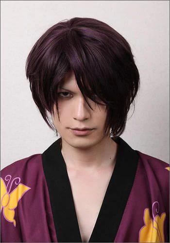 ”Gin Tama” Shinsuke Takasugi style cosplay wig