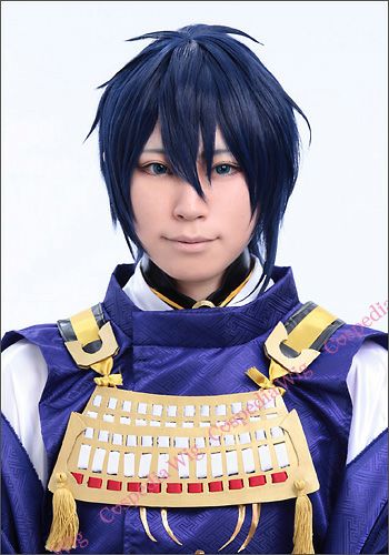 ”Touken Ranbu”Mikazuki Munechika style cosplay wig