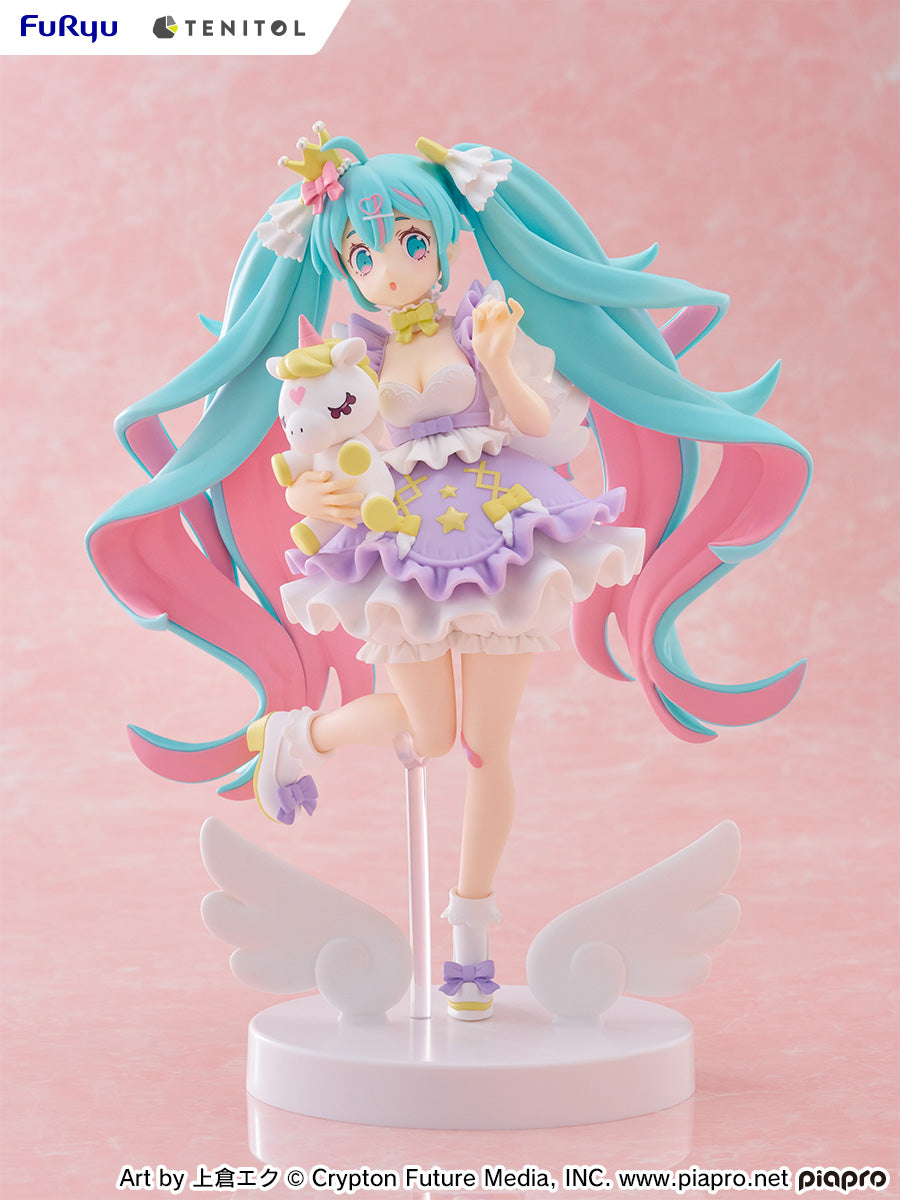 TENITOL Hatsune Miku Yumekawa Princess Lavender ver. Complete Figure