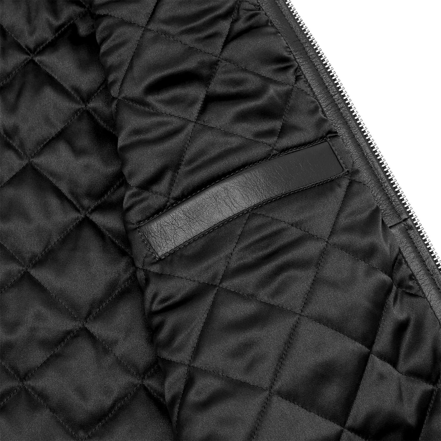 SKYDIVE LEATHER VEST [BLACK]