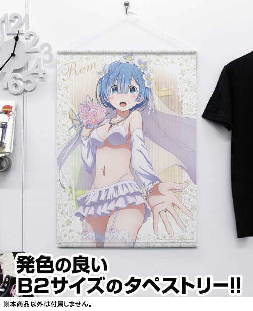 Re:ZERO -Starting Life in Another World- Wedding Rem B2 Wall Scroll
