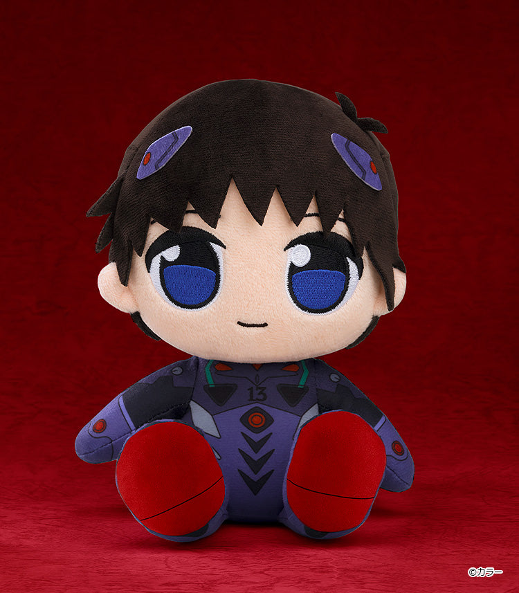 Rebuild of Evangelion Kuripan Plushie Ikari Shinji (Black Plugsuit)