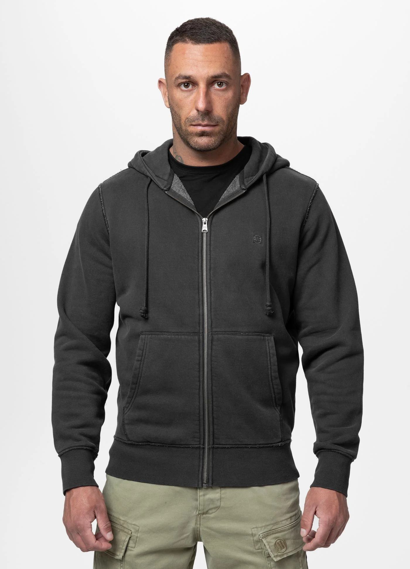 Bluza rozpinana z kapturem Washed HACKETT