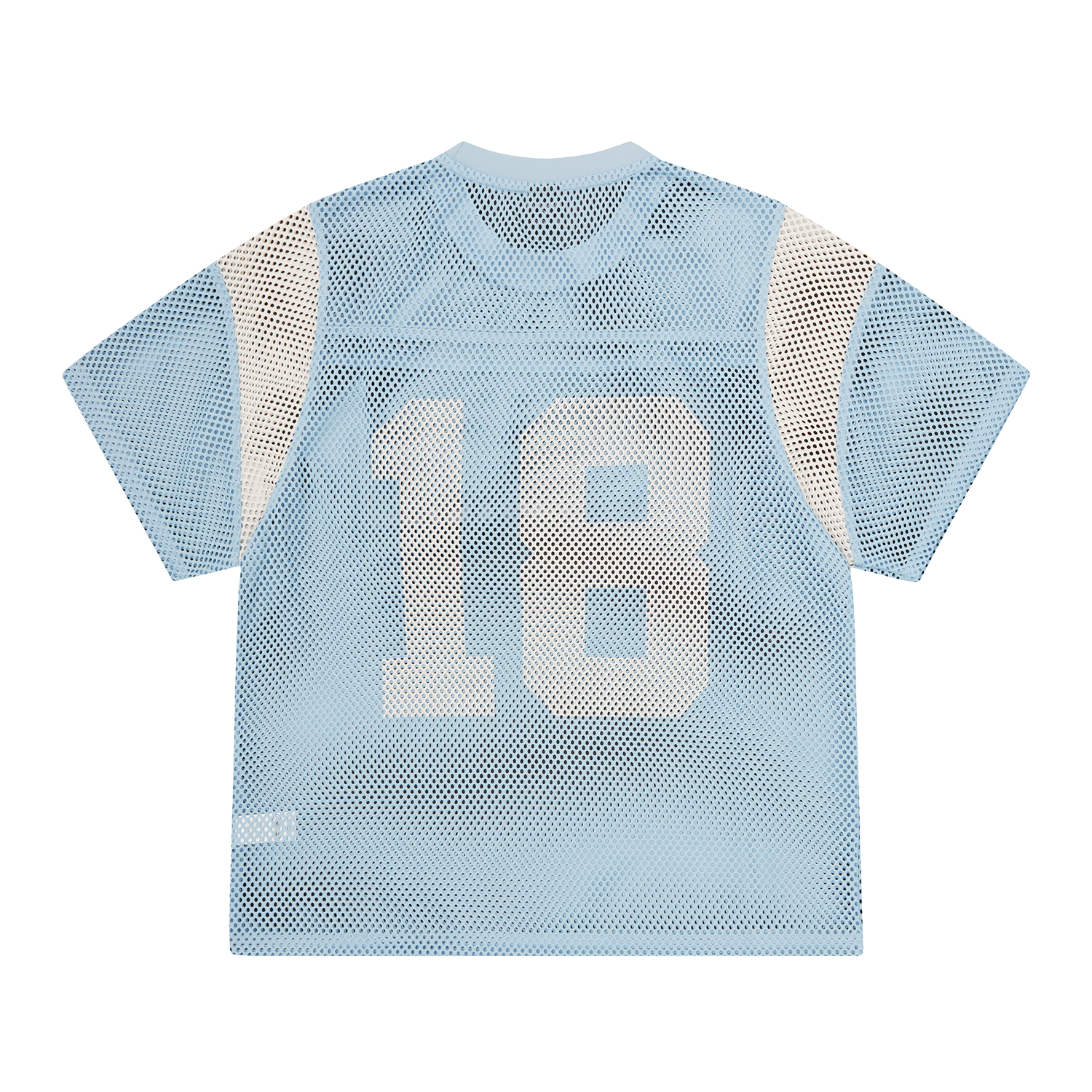 OPEN MESH PANEL JERSEY [WHITE/BLUE]