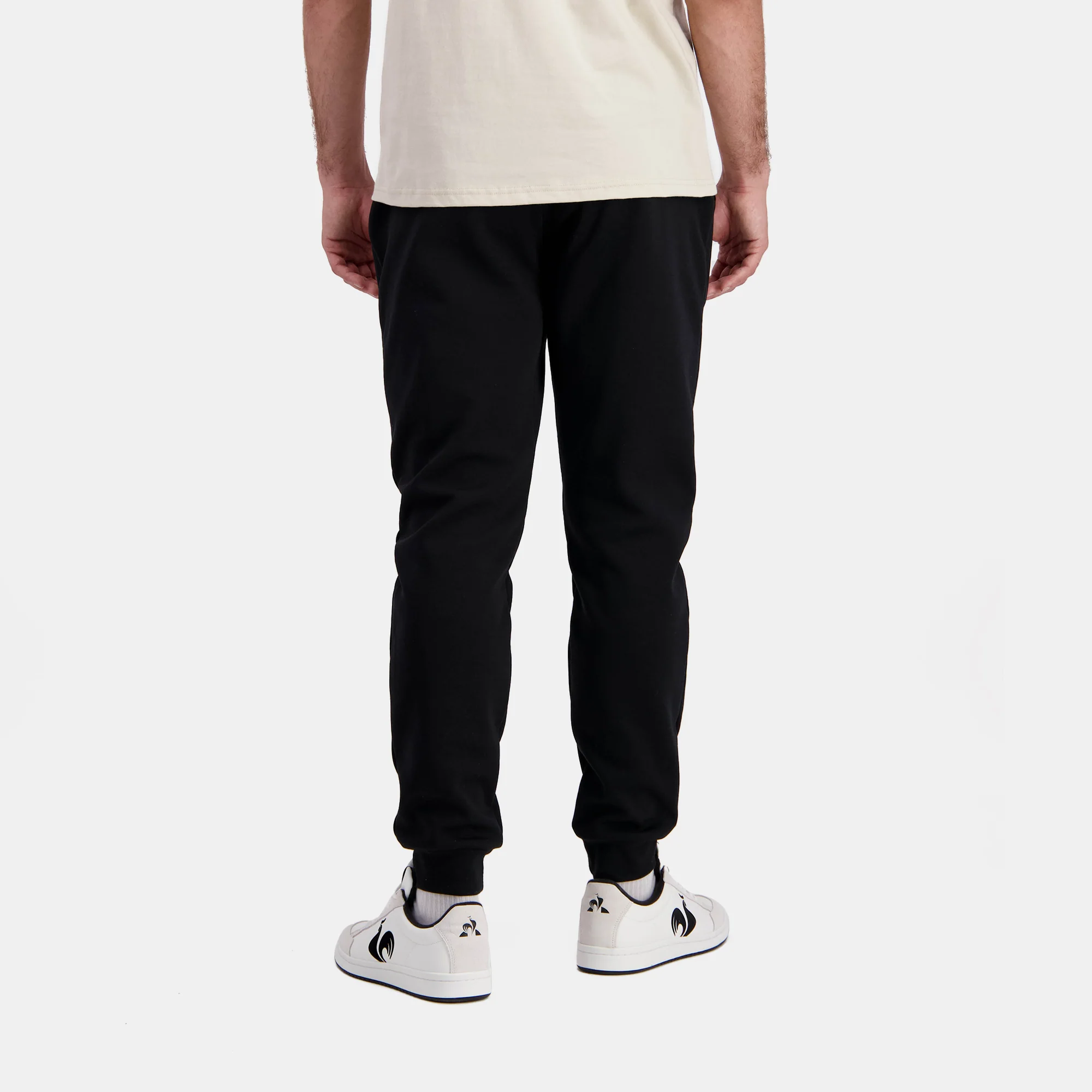 EssentielsMen's black regular-fit pants                MEN'S SIZE GUIDE