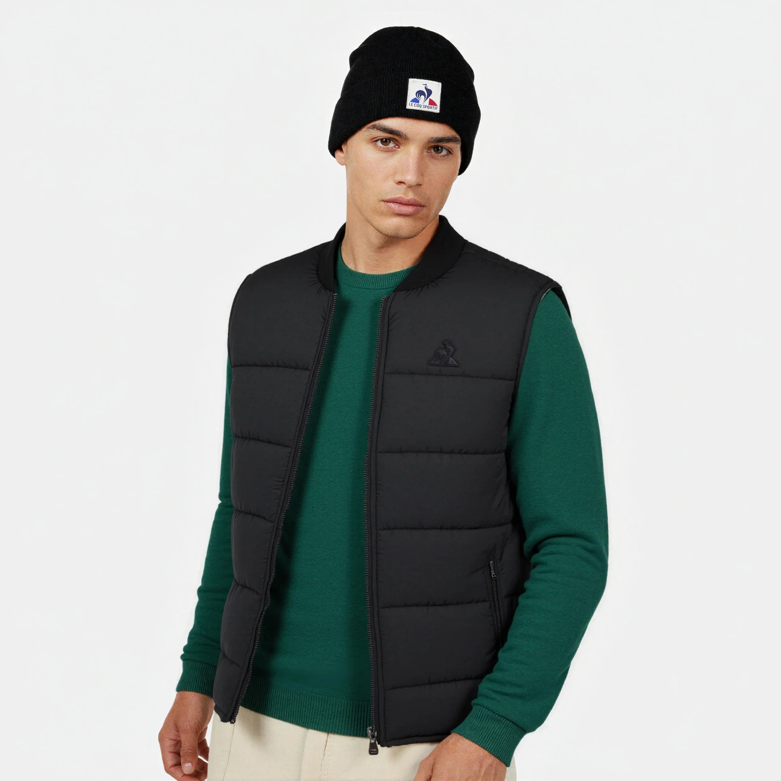 Ton sur tonMen's Sleeveless Down Jacket                MEN'S SIZE GUIDE