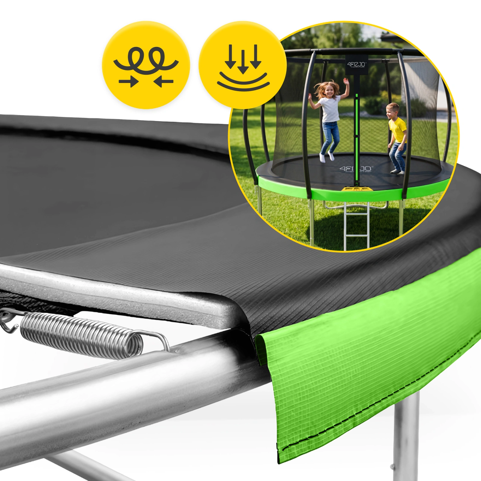 trampolina ogrodowa dla dzieci detale produktu