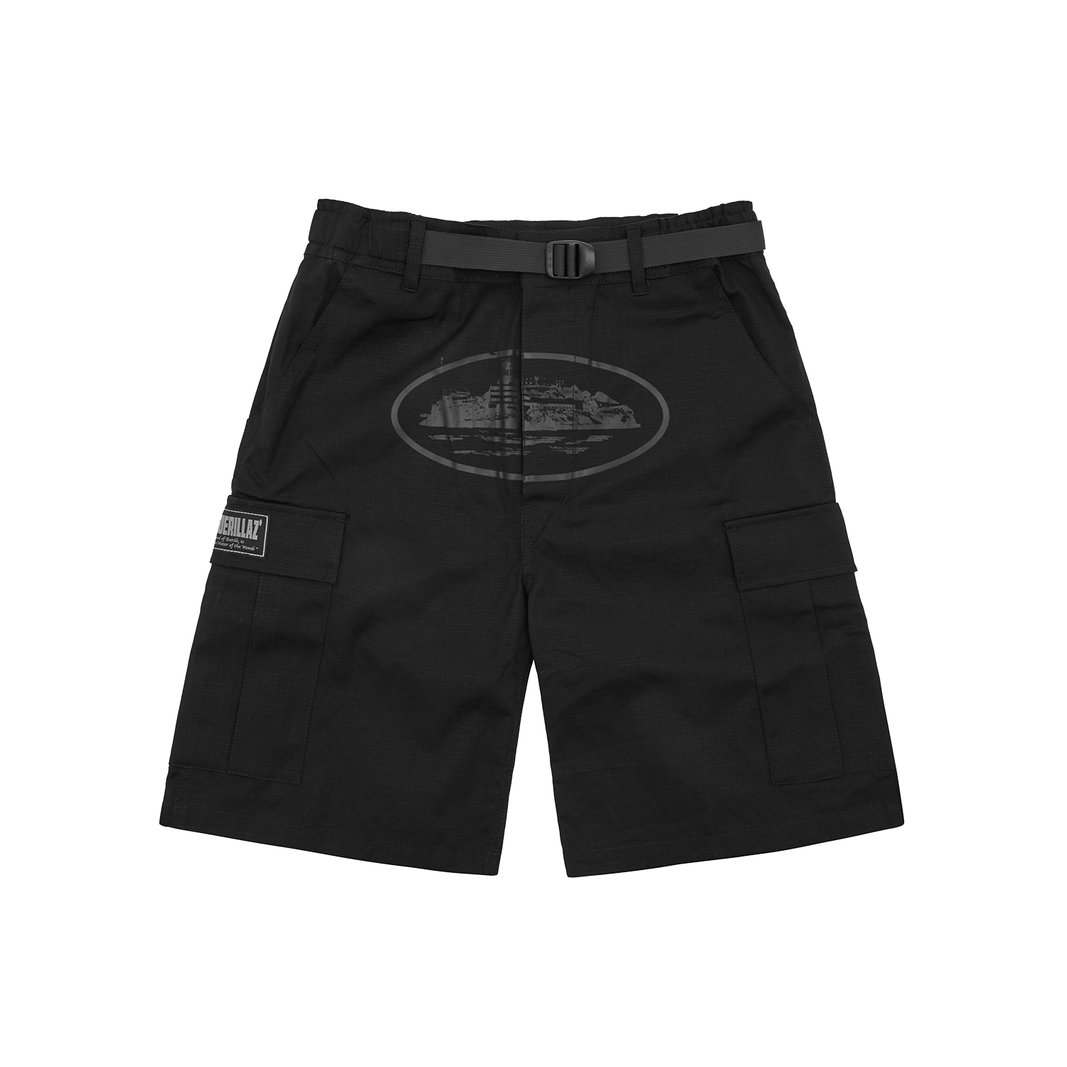 ALCATRAZ CARGO SHORT [BLACK]