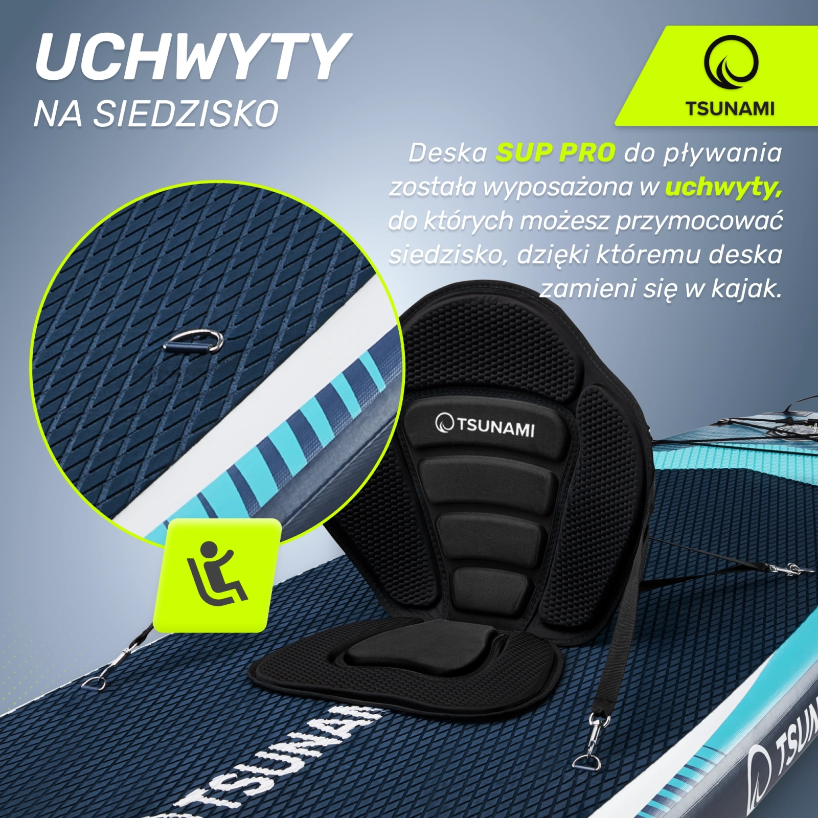 deska SUP pompowana do plywania