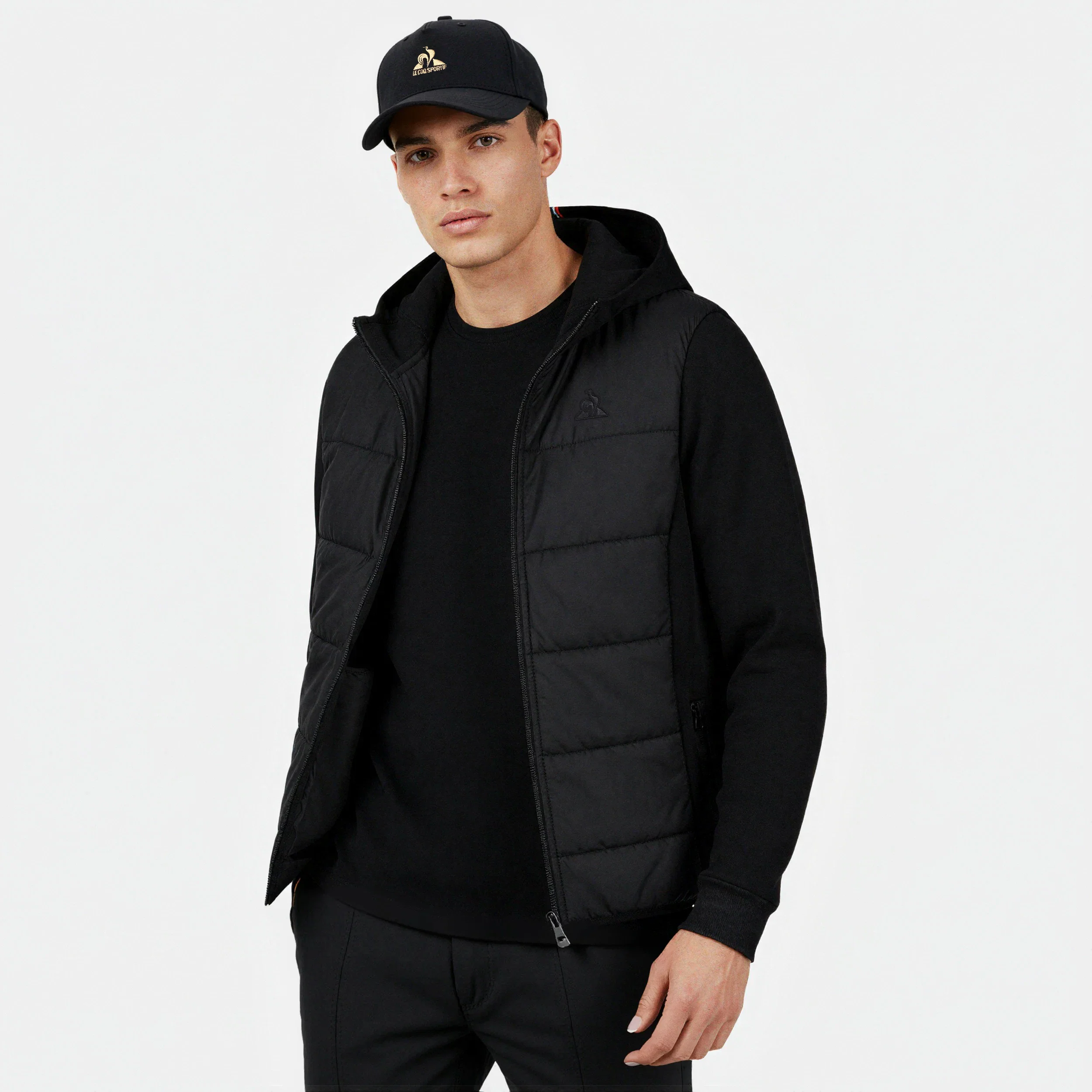 Ton sur tonMen's Hooded Zip Sweatshirt                MEN'S SIZE GUIDE