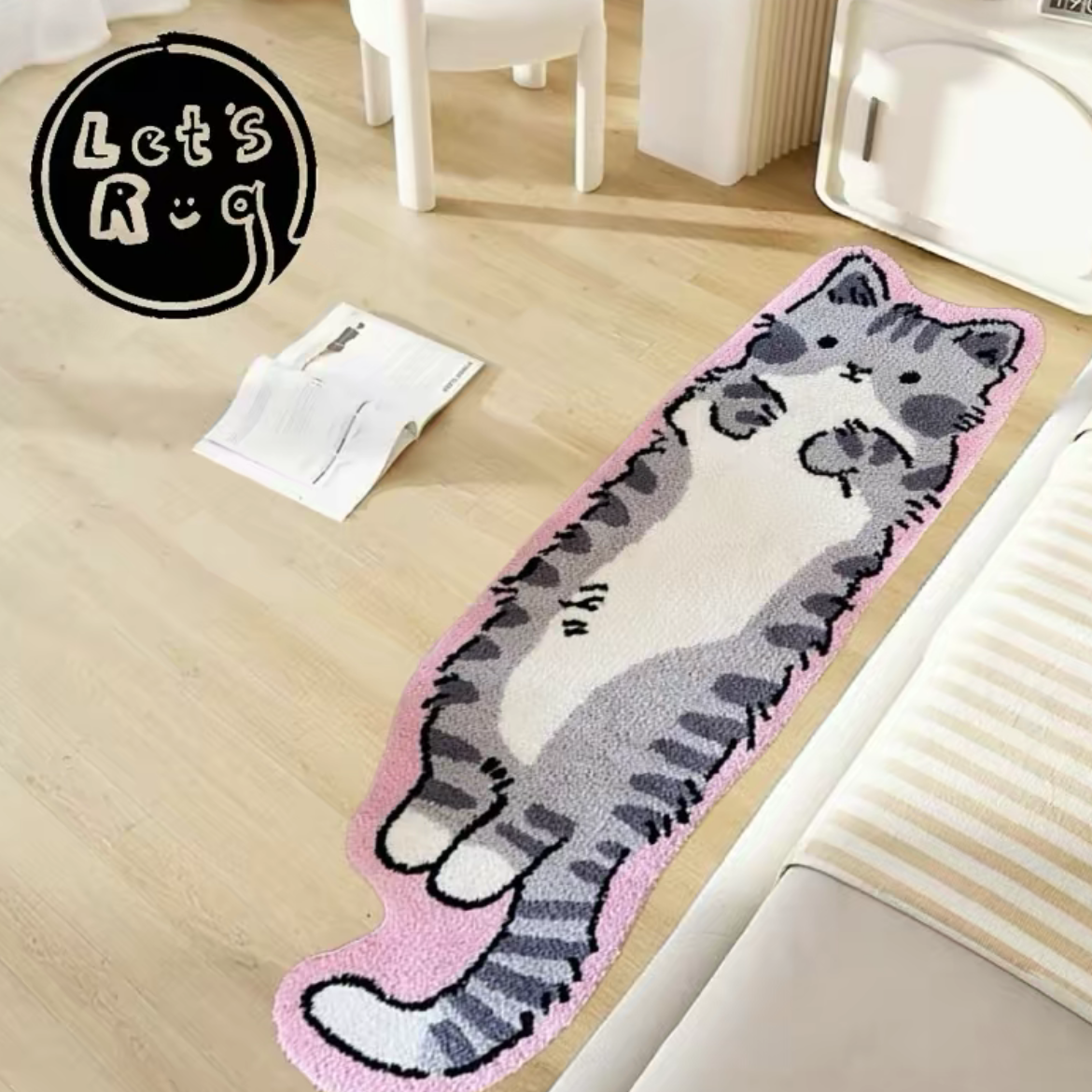 Cute Cat Tufted Rug