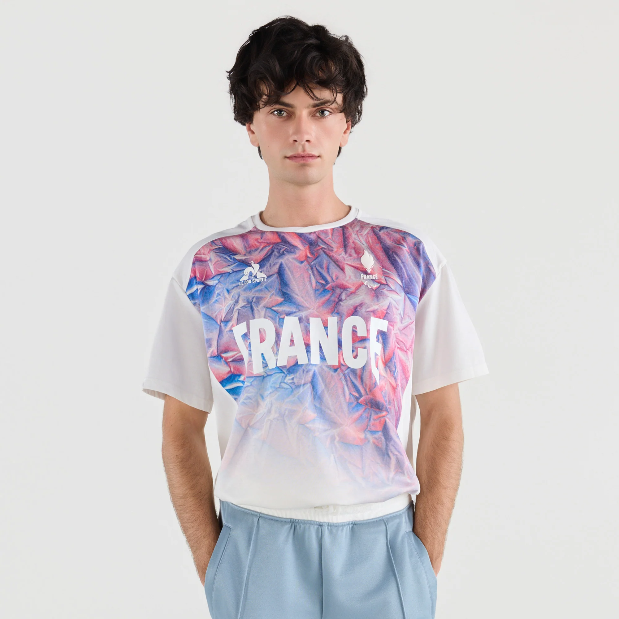 French Paralympic Team FRANCE Paralympic Men's Jersey                MEN'S SIZE GUIDE