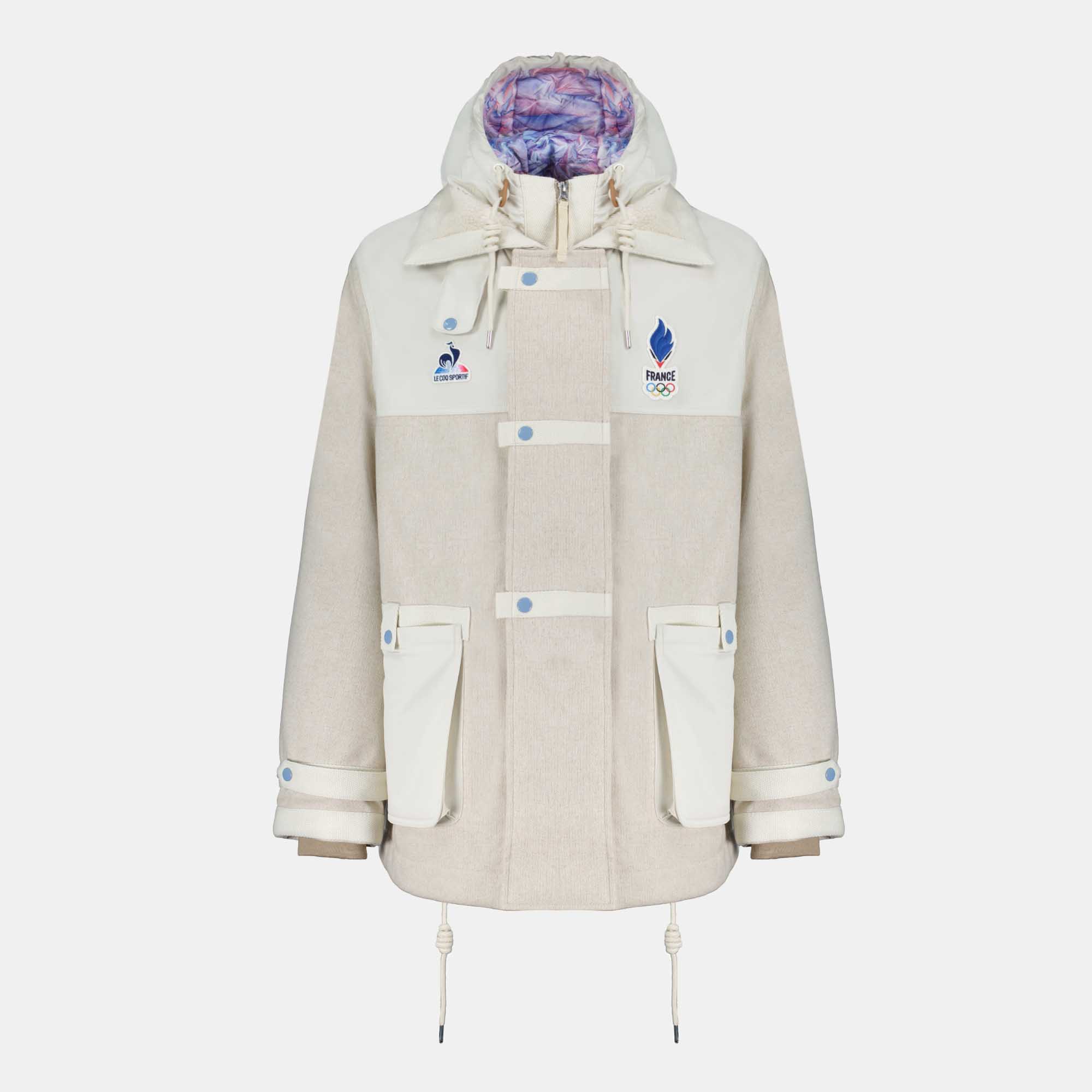 French Olympic TeamUnisex Podium coat with removable hood                MEN'S SIZE GUIDE