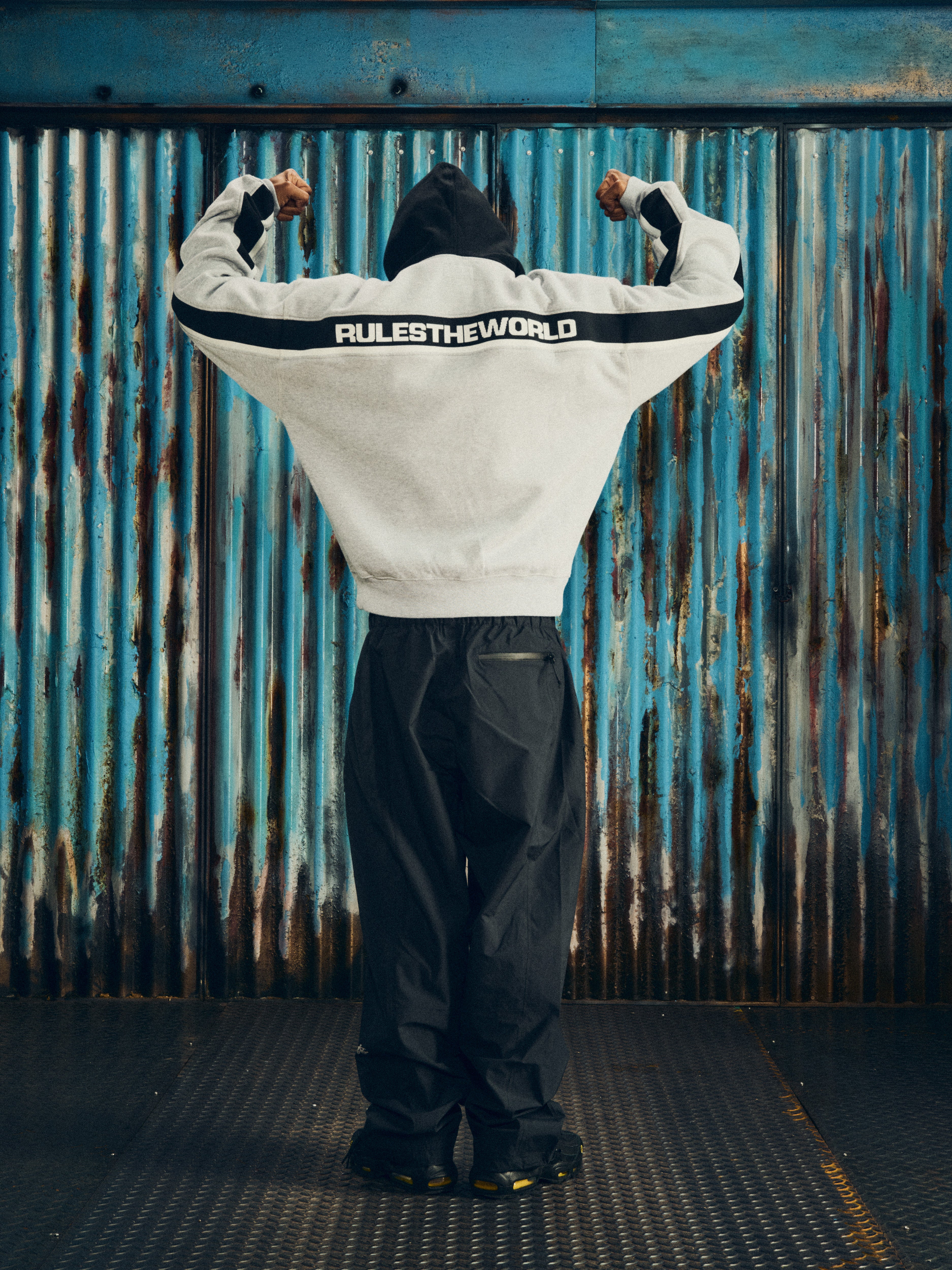 RIBBED SPORTEIZ ZIP HOODIE [HEATHER GREY]