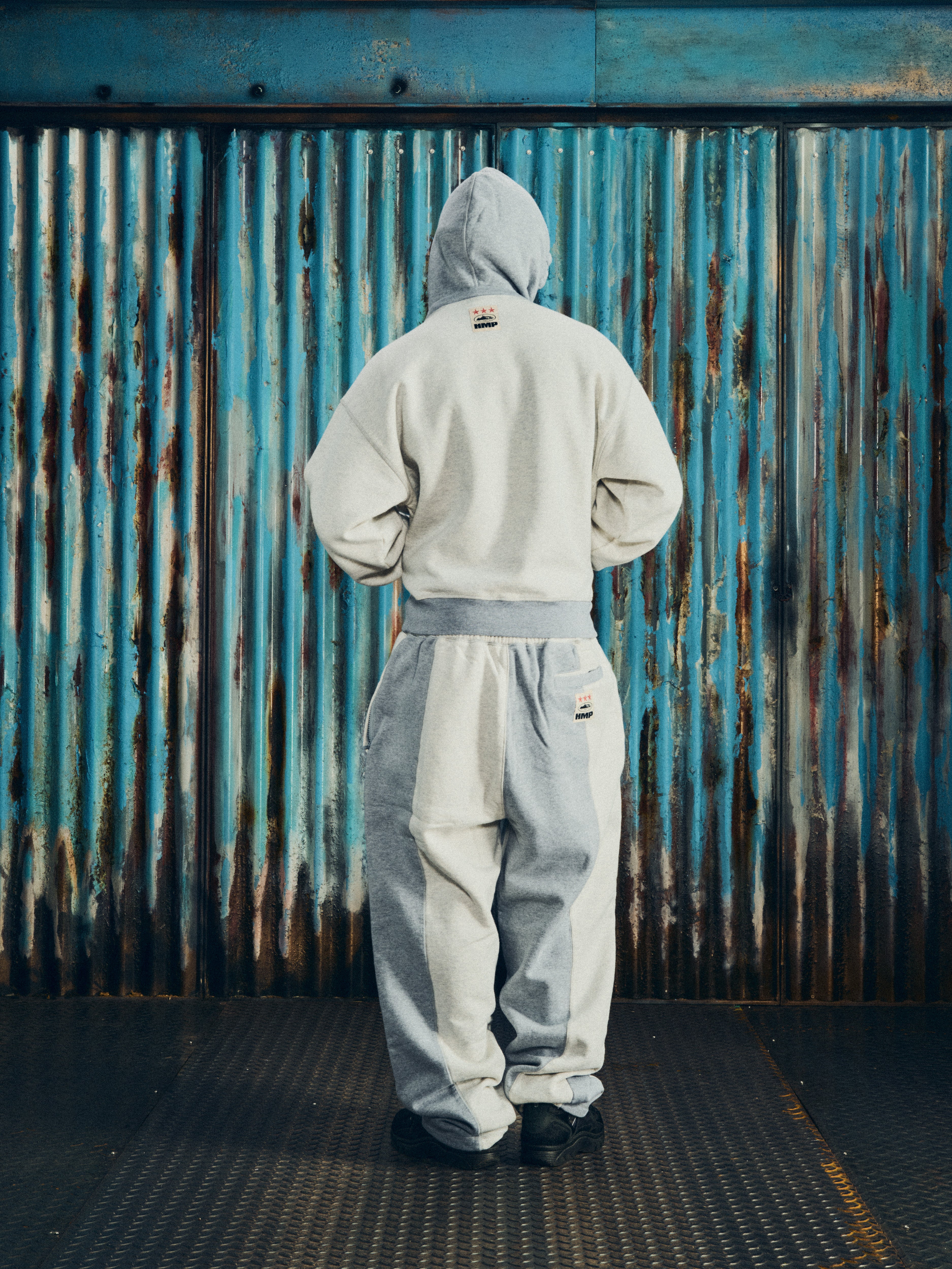 HMP CONTRAST HOODIE [HEATHER GREY]
