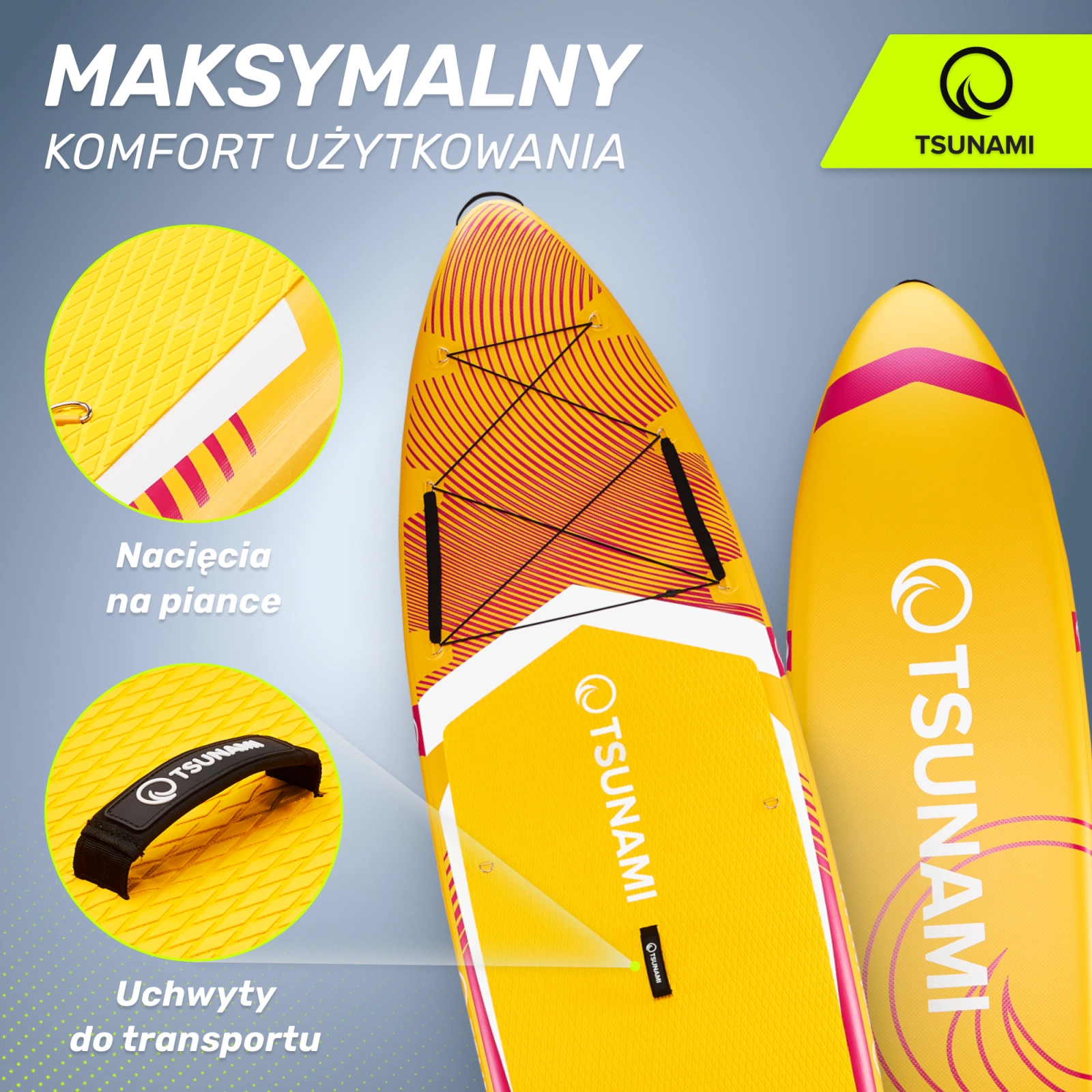 deska SUP pompowana do plywania