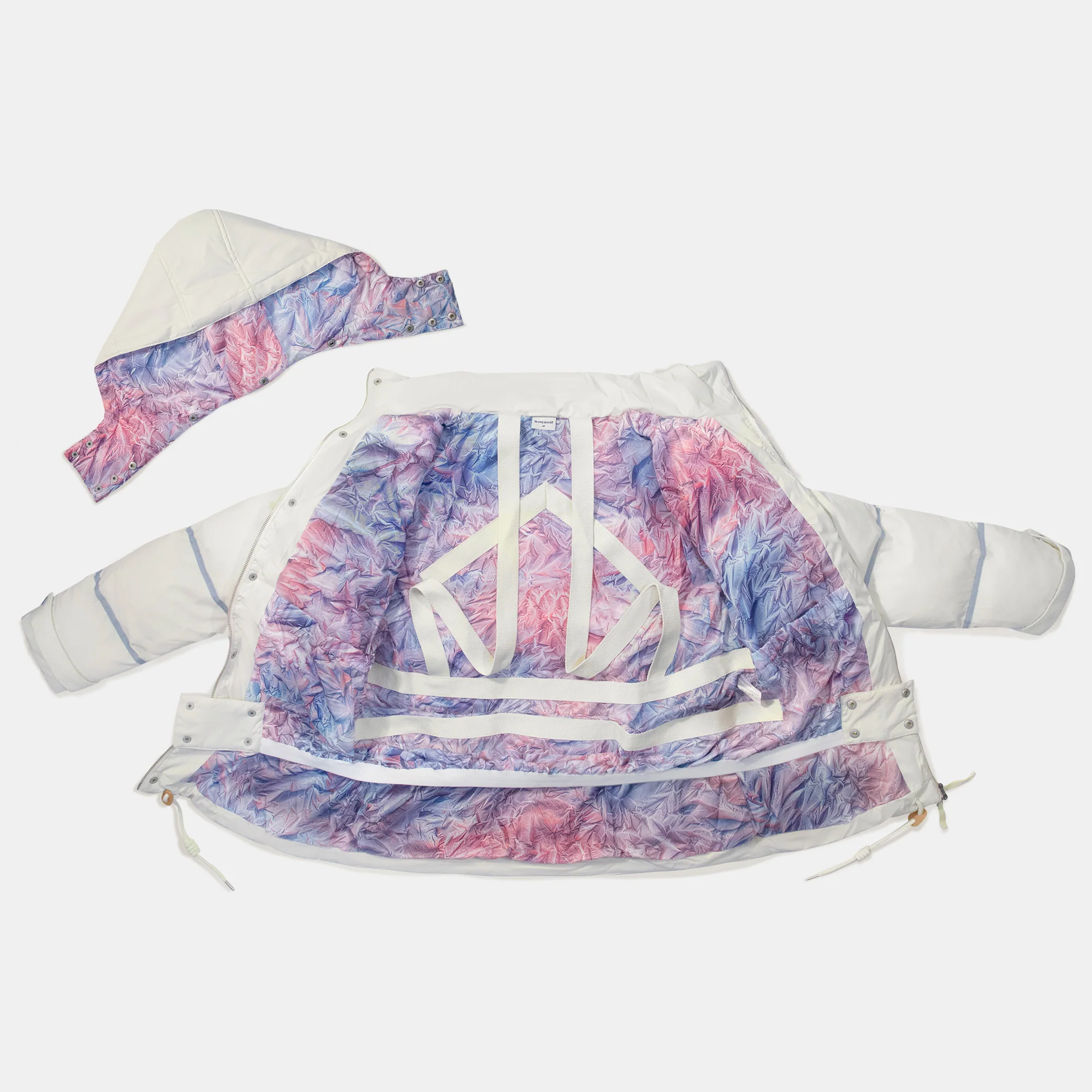 French Olympic TeamUnisex Water-Repellent Saharan Puffer Jacket with Hood                MEN'S SIZE GUIDE