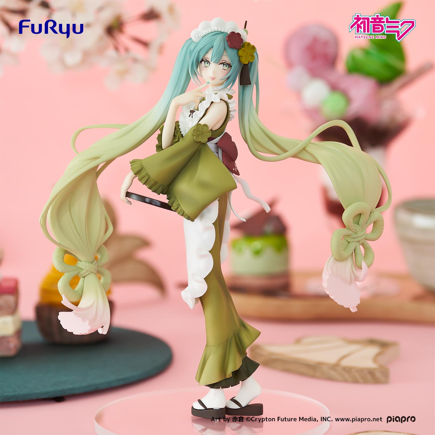 Hatsune Miku Exc∞d Creative Figure SweetSweets - Matcha Parfait -