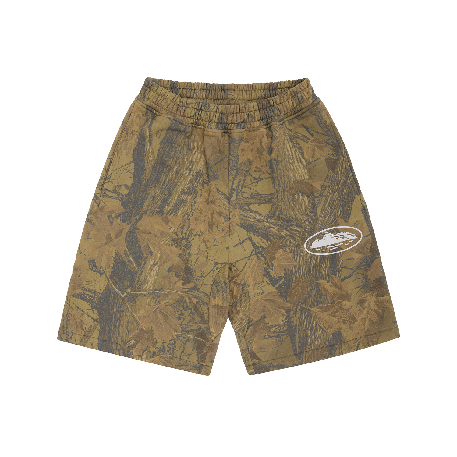 ISLAND PUFF PRINT SWEATSHORT [OFF WHITE]
