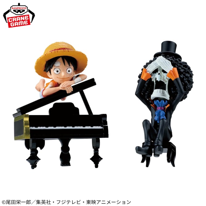ONE PIECE World Collectable Figure Log Stories - Monkey D Luffy & Brook 
