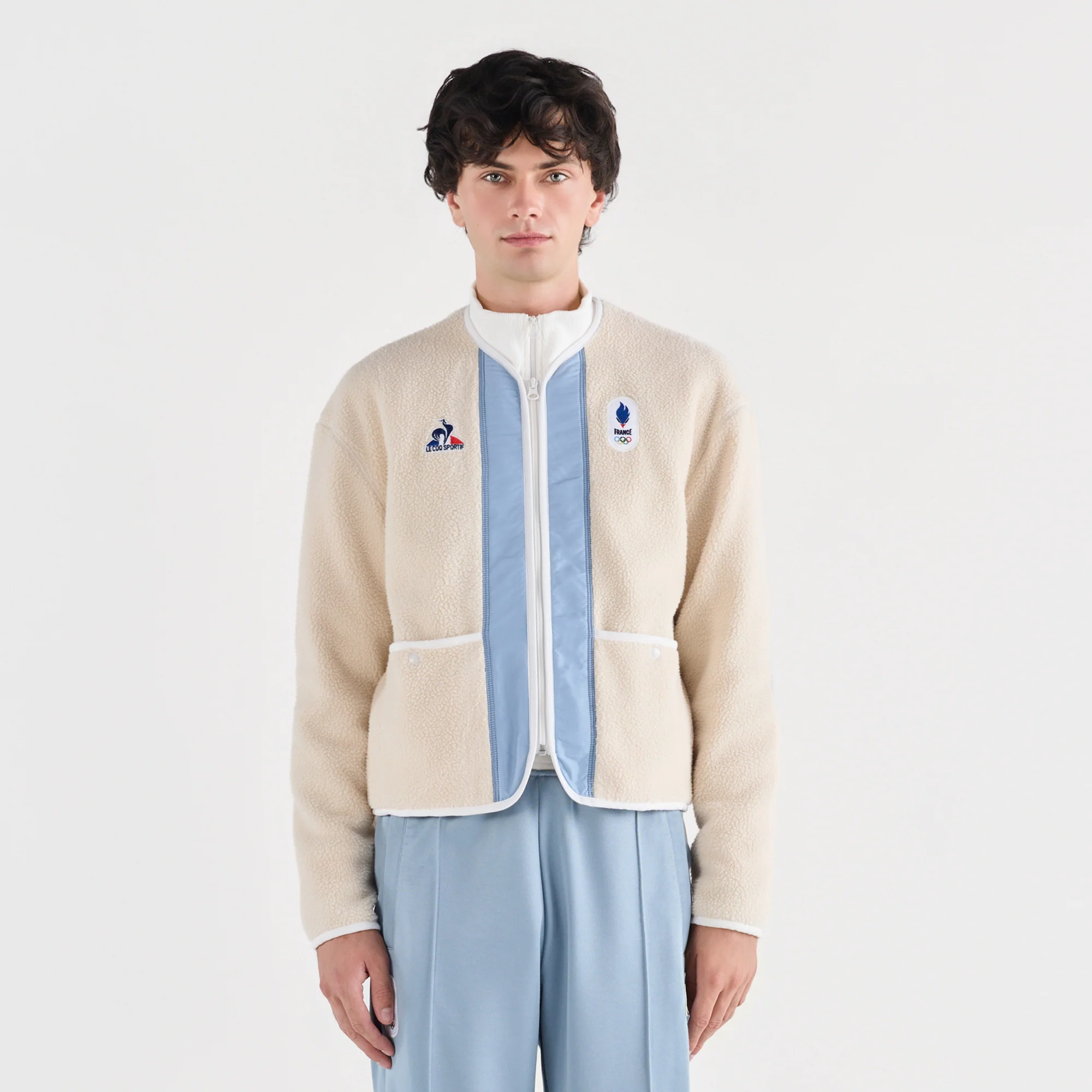 French Olympic TeamUnisex Zip-Up Jacket                MEN'S SIZE GUIDE