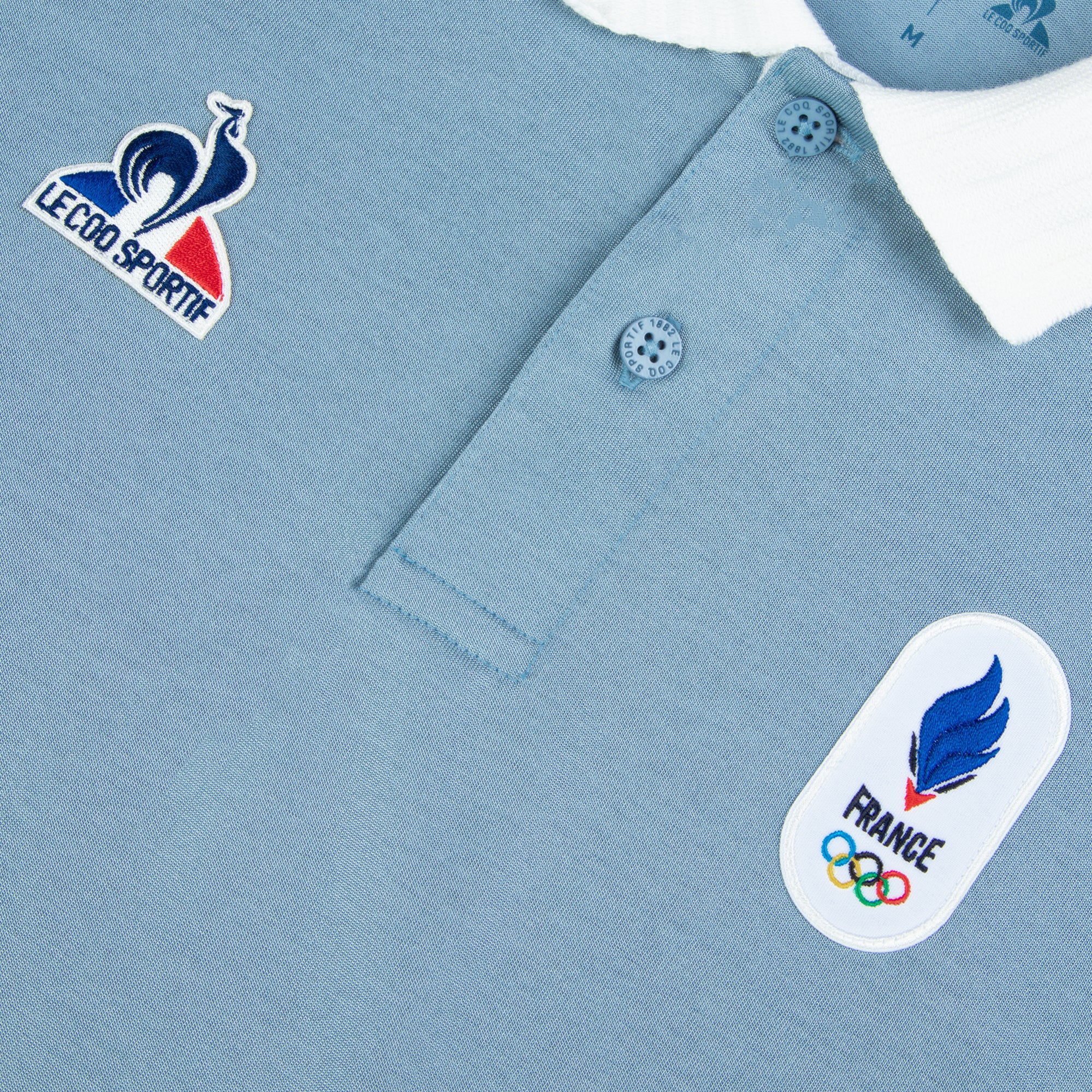 French Olympic TeamMen's Polo Shirt                MEN'S SIZE GUIDE