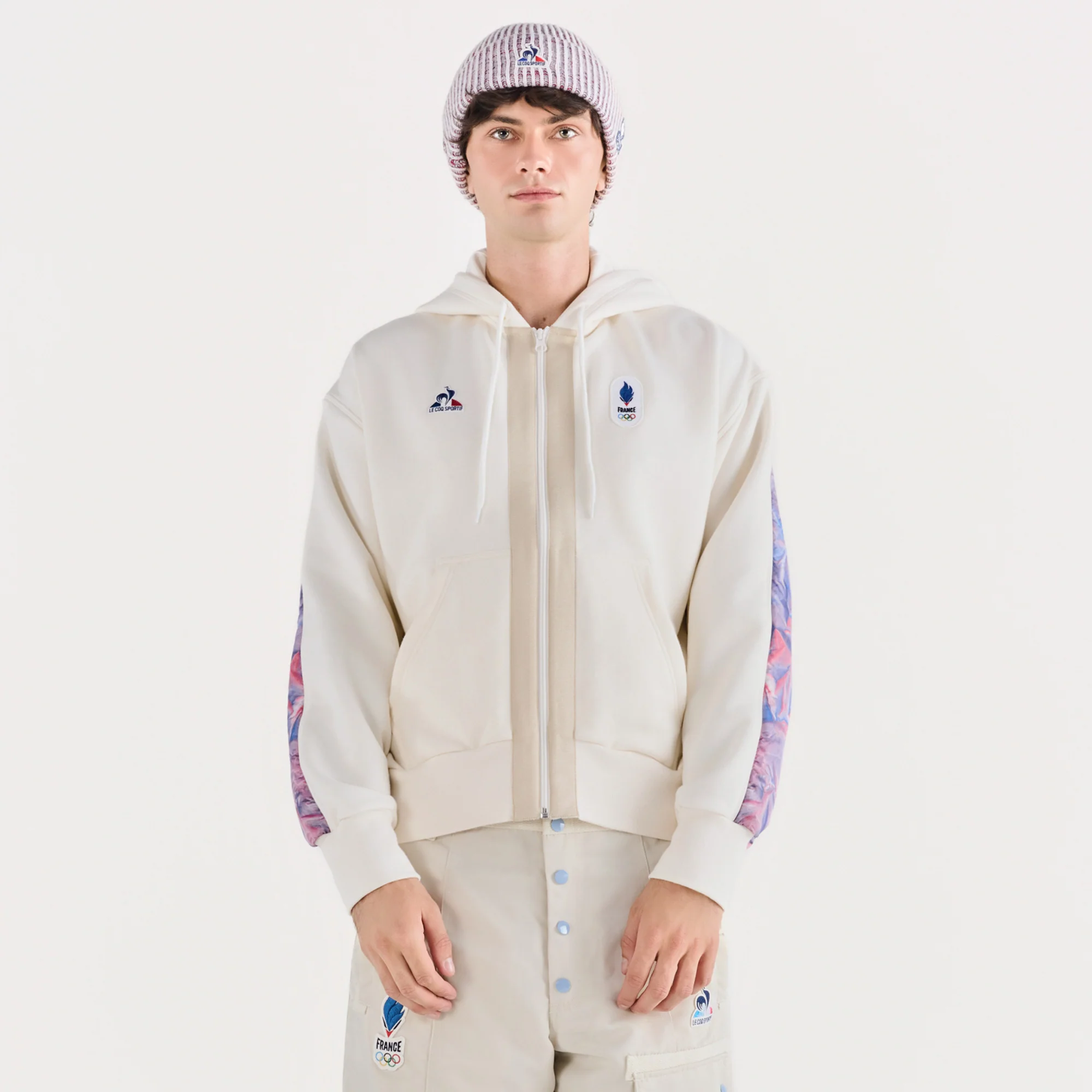 French Olympic TeamUnisex Hybrid Hoodie                MEN'S SIZE GUIDE