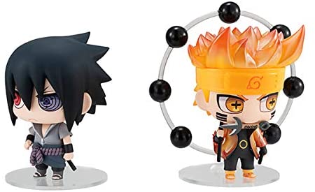 Chimi Mega Buddy Series ! No.003 NARUTO Shippuden Naruto Uzumaki & Sasuke Uchiha Great Ninja War Set