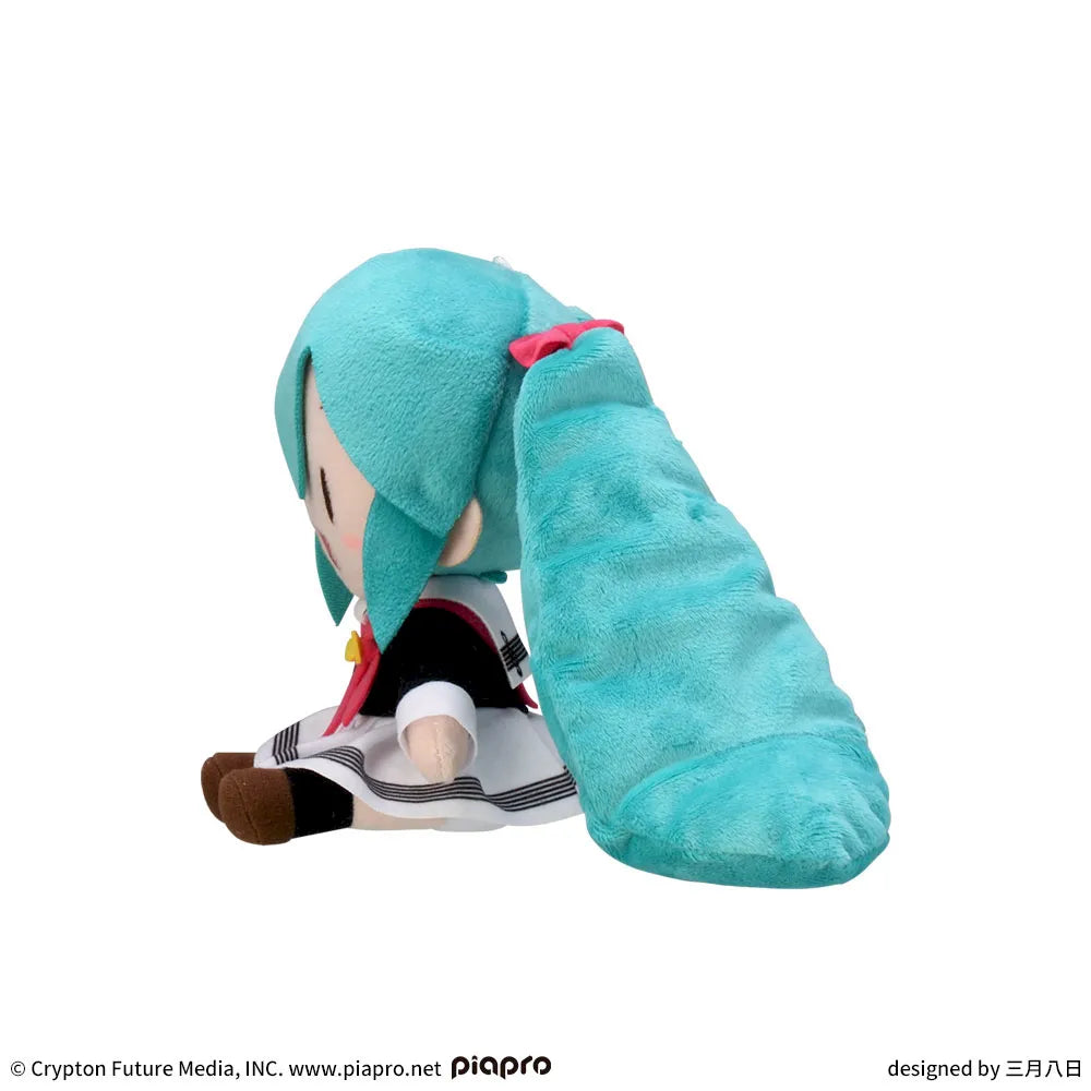 Hatsune Miku Series Fuwapuchi Mini Plush Toy Hatsune Miku School Uniform Ver.