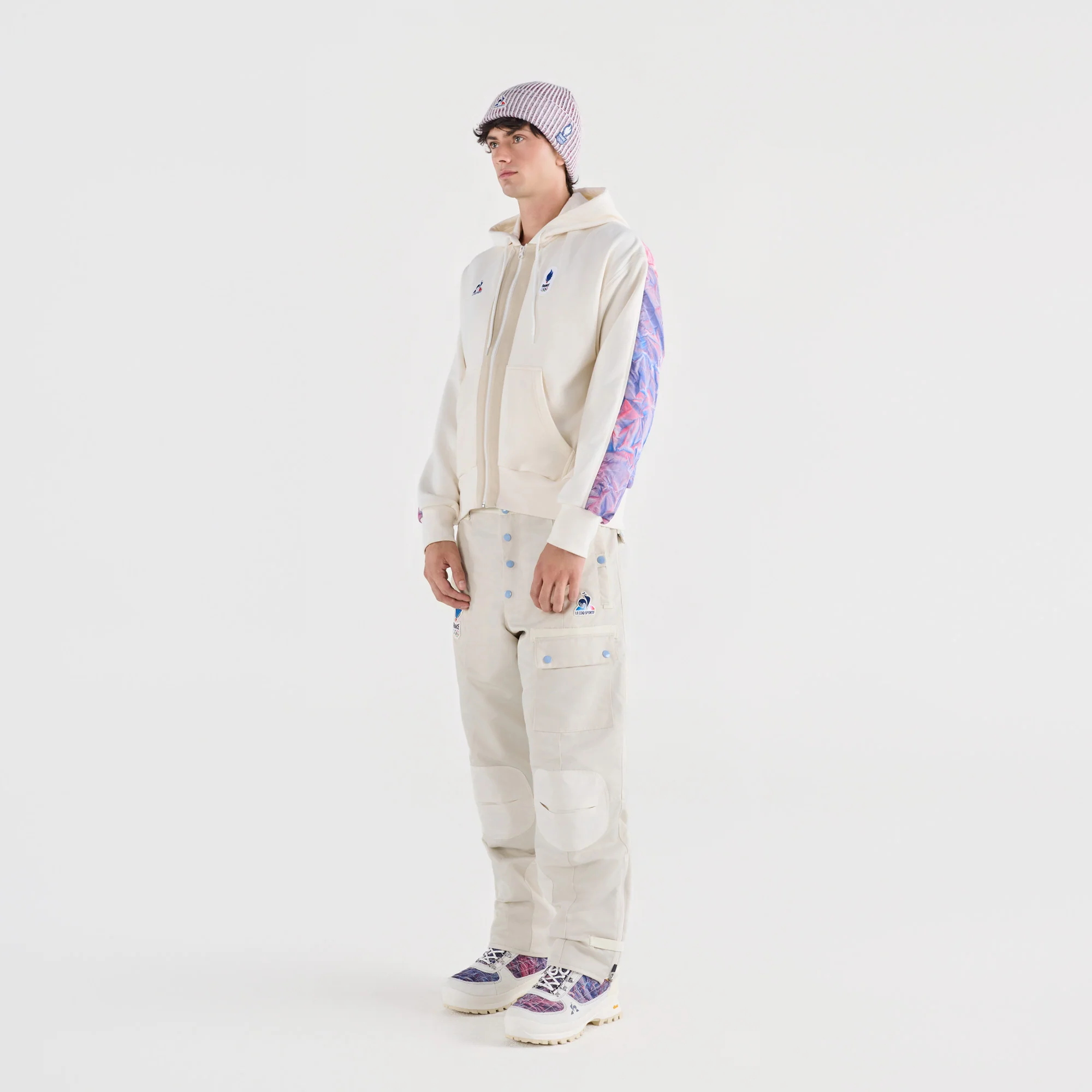 French Olympic TeamUnisex Hybrid Hoodie                MEN'S SIZE GUIDE