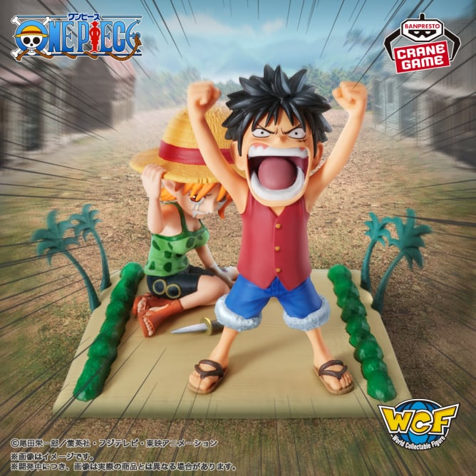 ONE PIECE World Collectible Figure Log Stories - MONKEY D. LUFFY & NAMI - 