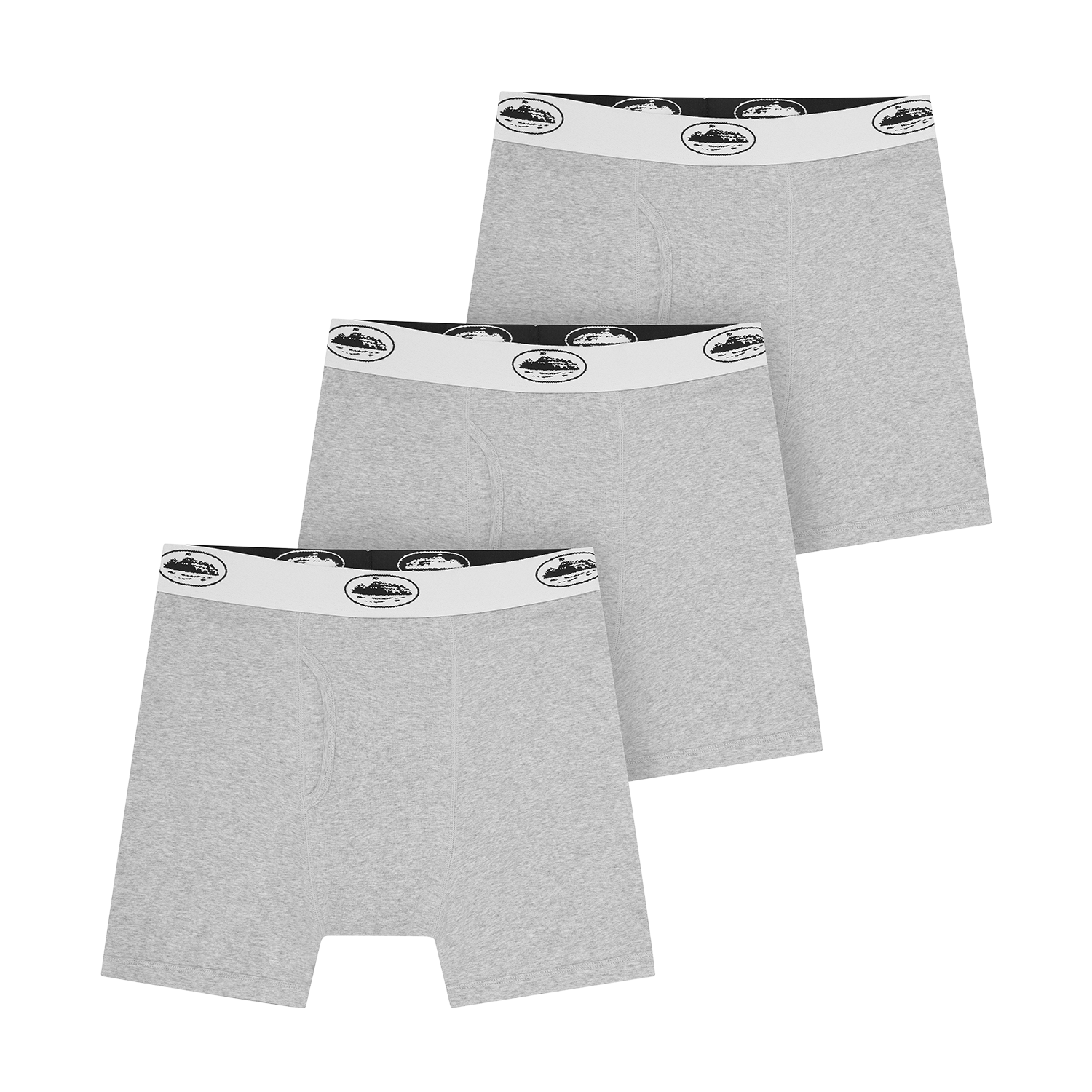 WHITE ALCATRAZ BOXERS [3 PACK]