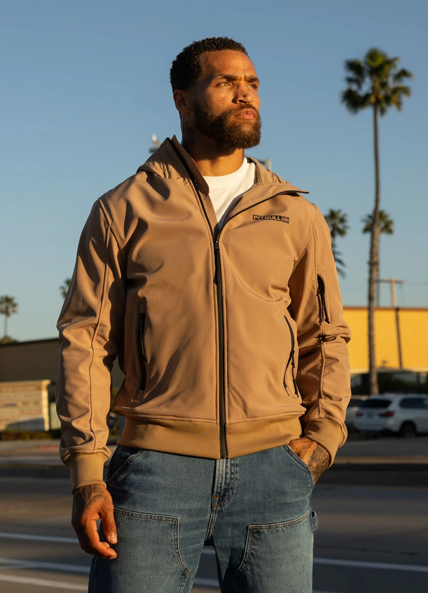 Kurtka softshell z kapturem ROSCOE