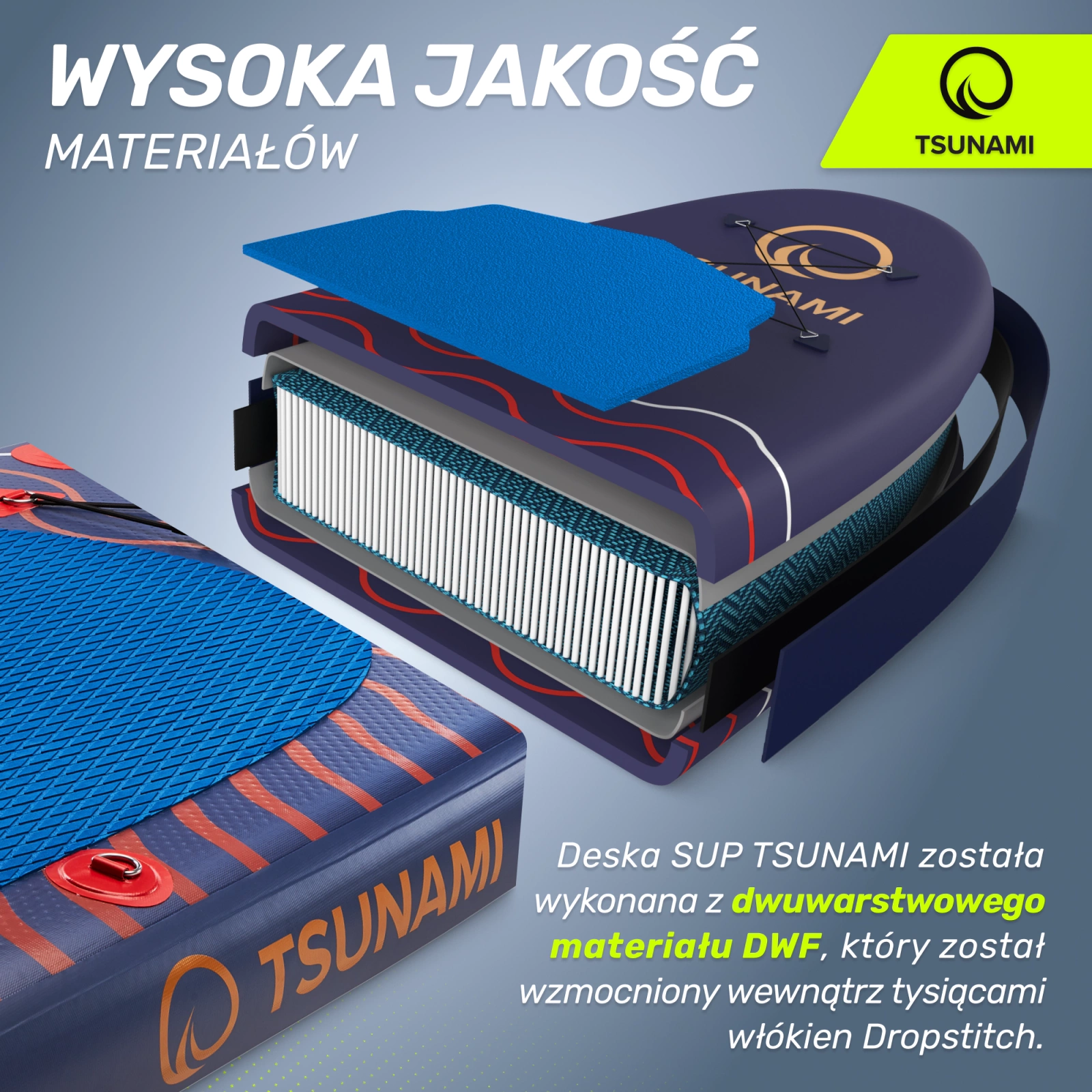 pompowana deska do plywania sup