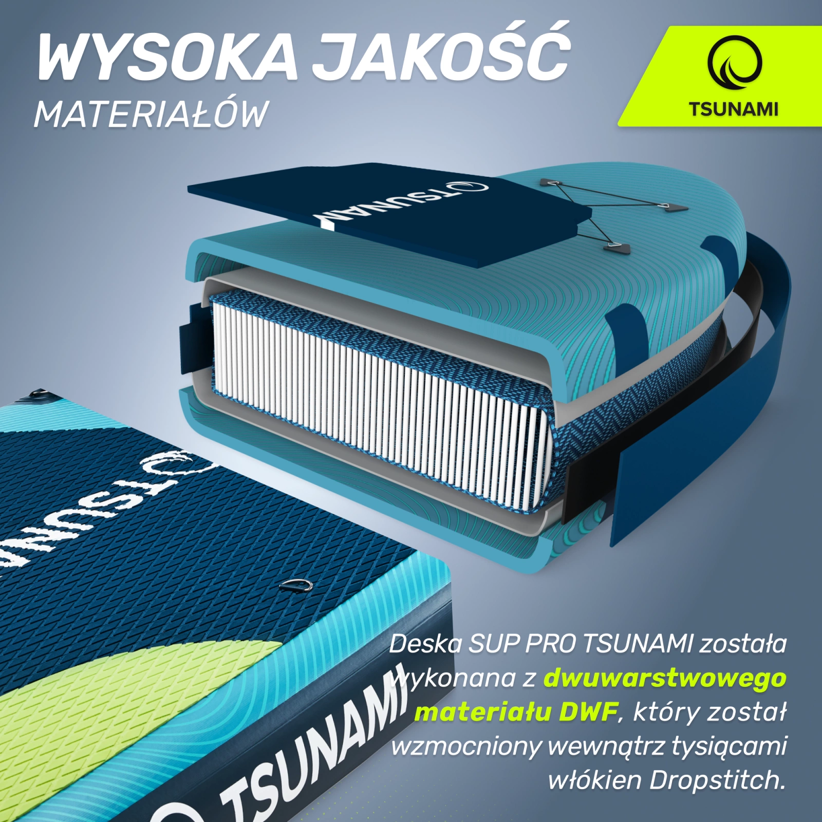 deska SUP pompowana do plywania