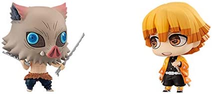 Chimi Mega Buddy Series! Demon Slayer: Kimetsu no Yaiba Zenitsu Agatsuma & Inosuke Hashibira Set
