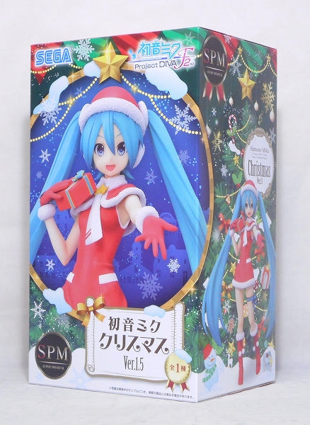 SEGA Hatsune Miku Project DIVA F 2nd Super Premium Figure Christmas Ver1.5