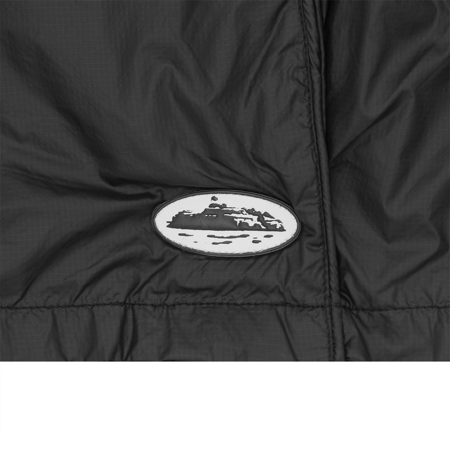 ALCATRAZ NYLON PATCH SHORT [BLACK]