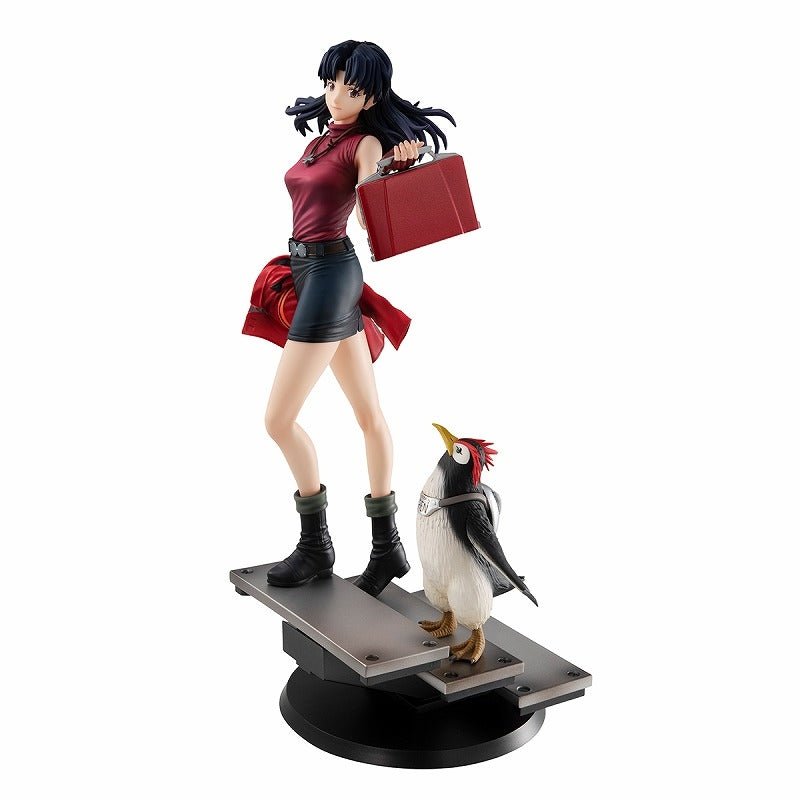 GALS Series Rebuild of Evangelion Misato Katsuragi & Penpen Complete Figure