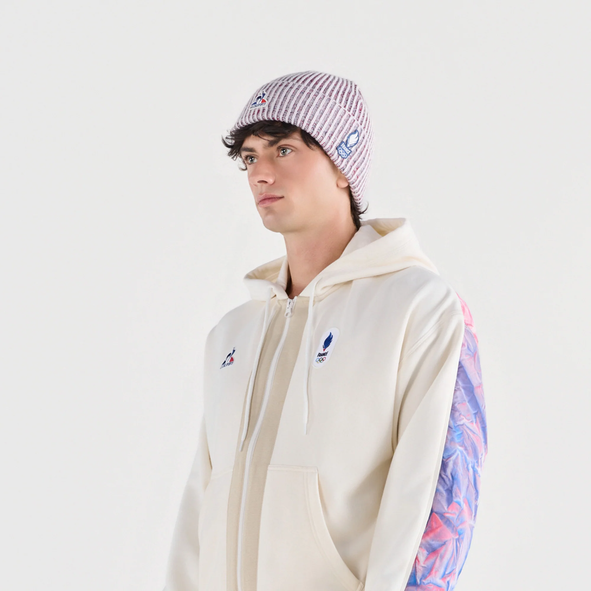 French Olympic TeamUnisex Knitted Beanie with Cuff