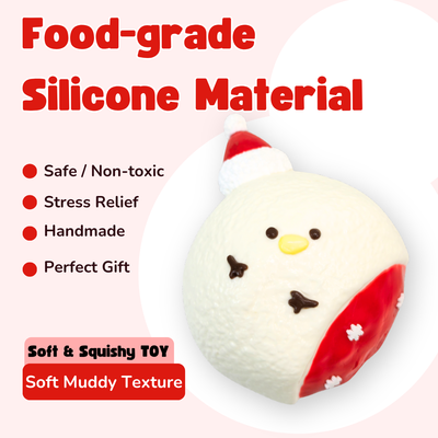 Christmas Mochi Soft Muddy Texture Taba Squishy Toy