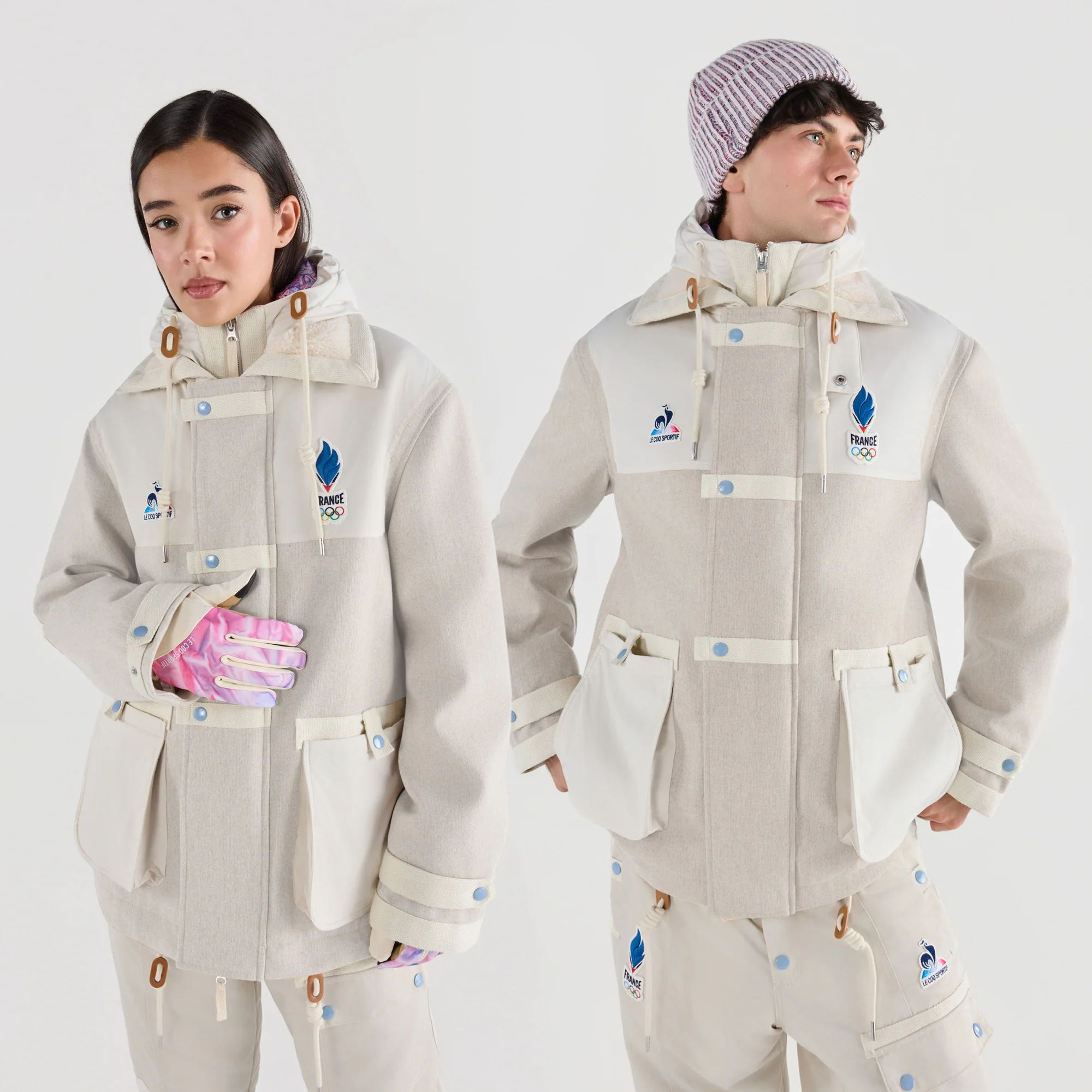 French Olympic TeamUnisex Podium coat with removable hood                MEN'S SIZE GUIDE