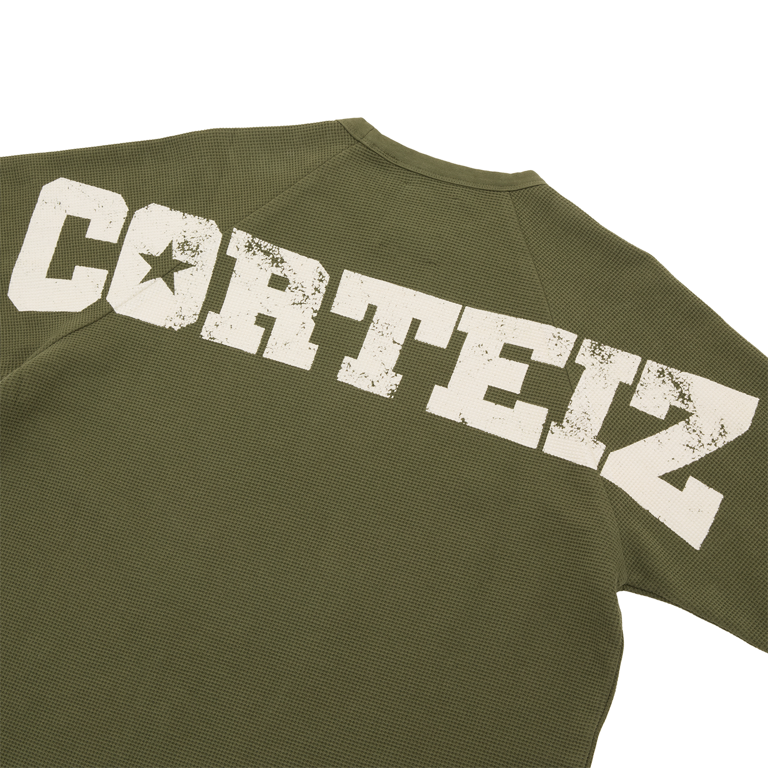 STAR RAGLAN WAFFLE THERMAL [YELLOW]