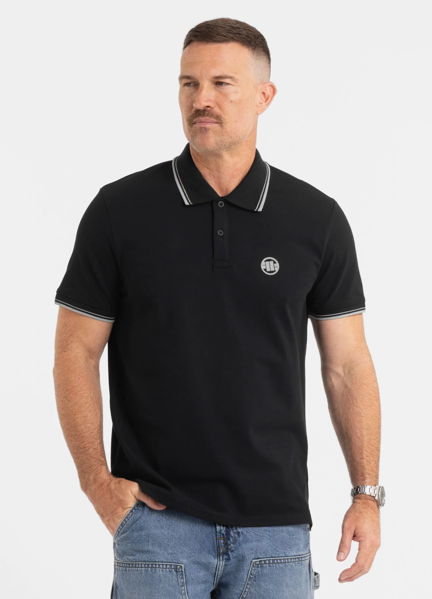 Koszulka Polo Pique STRIPES REGULAR