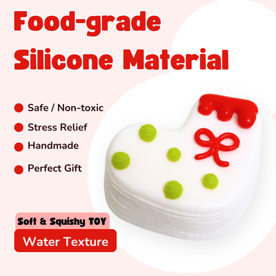 Christmas White Socks Water Texture Taba Squishy Toy